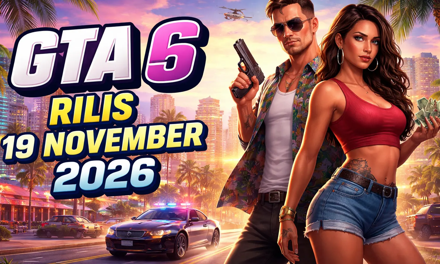 GTA 6 Rilis 19 November 2026, Penantian Panjang Gamer Akhirnya Berujung Kepastian