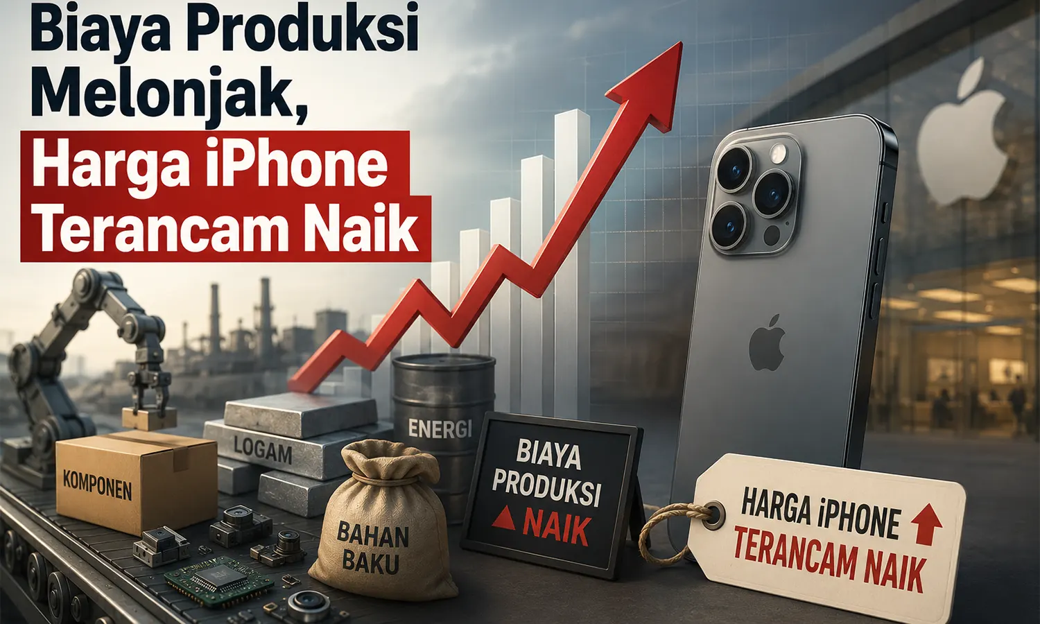 Biaya Produksi Melonjak, Harga iPhone Terancam Naik
