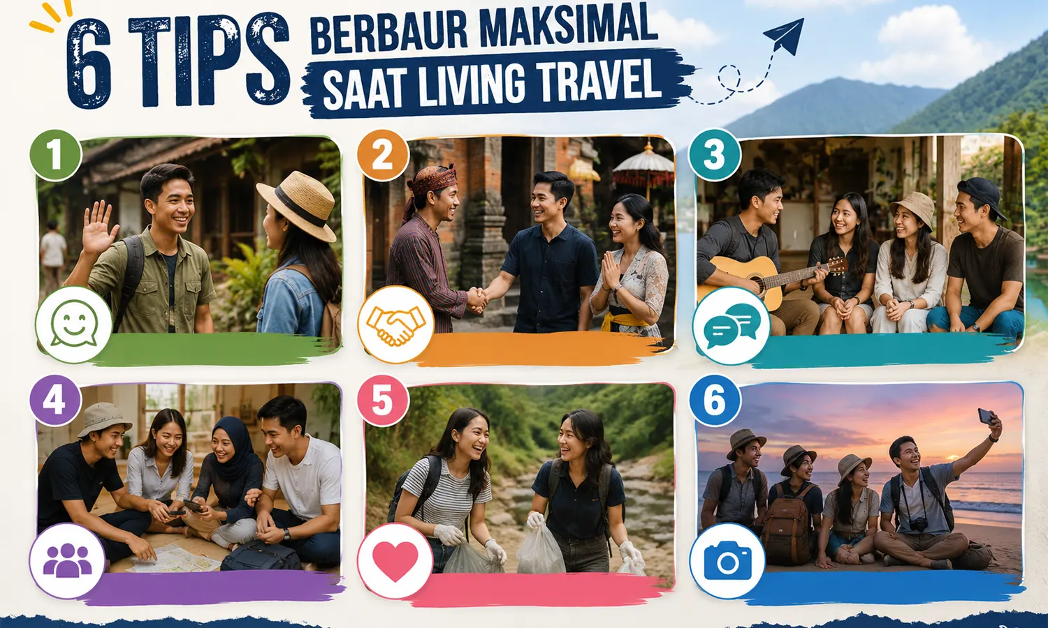 6 Tips Berbaur Maksimal Saat Living Trave