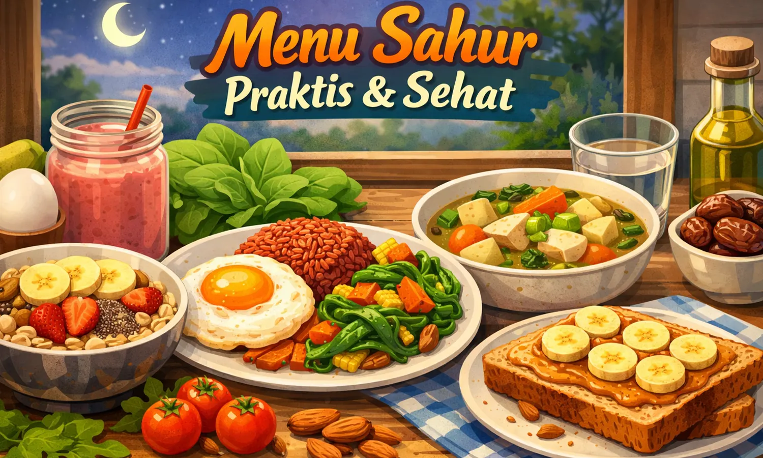 Menu Sahur Praktis dan Sehat untuk Menjaga Energi Sepanjang Hari
