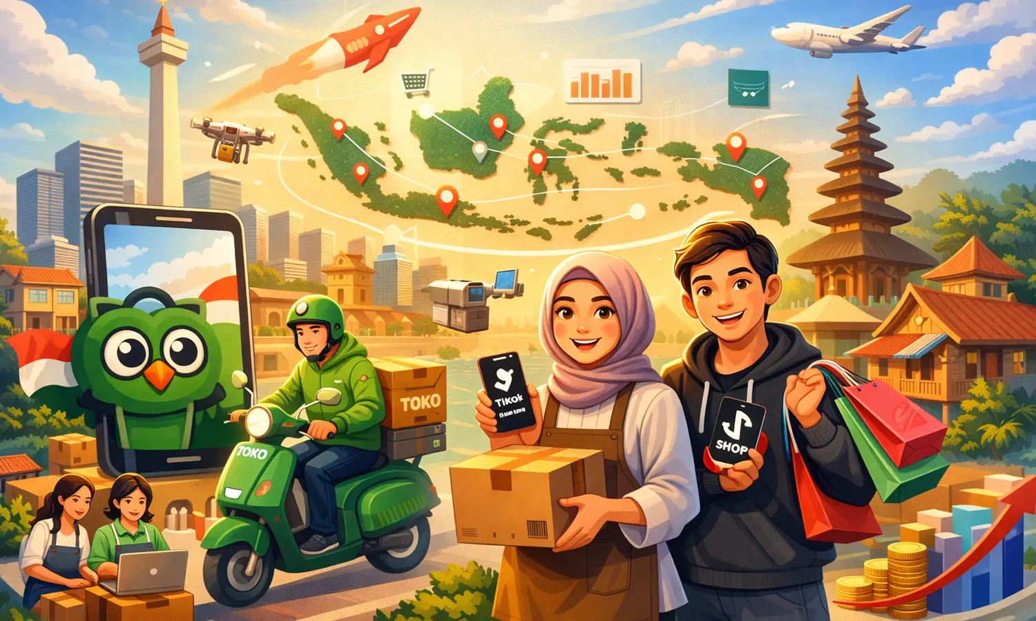 Tokopedia dan TikTok Shop Dorong Pemerataan Ekonomi Digital di Akhir 2025